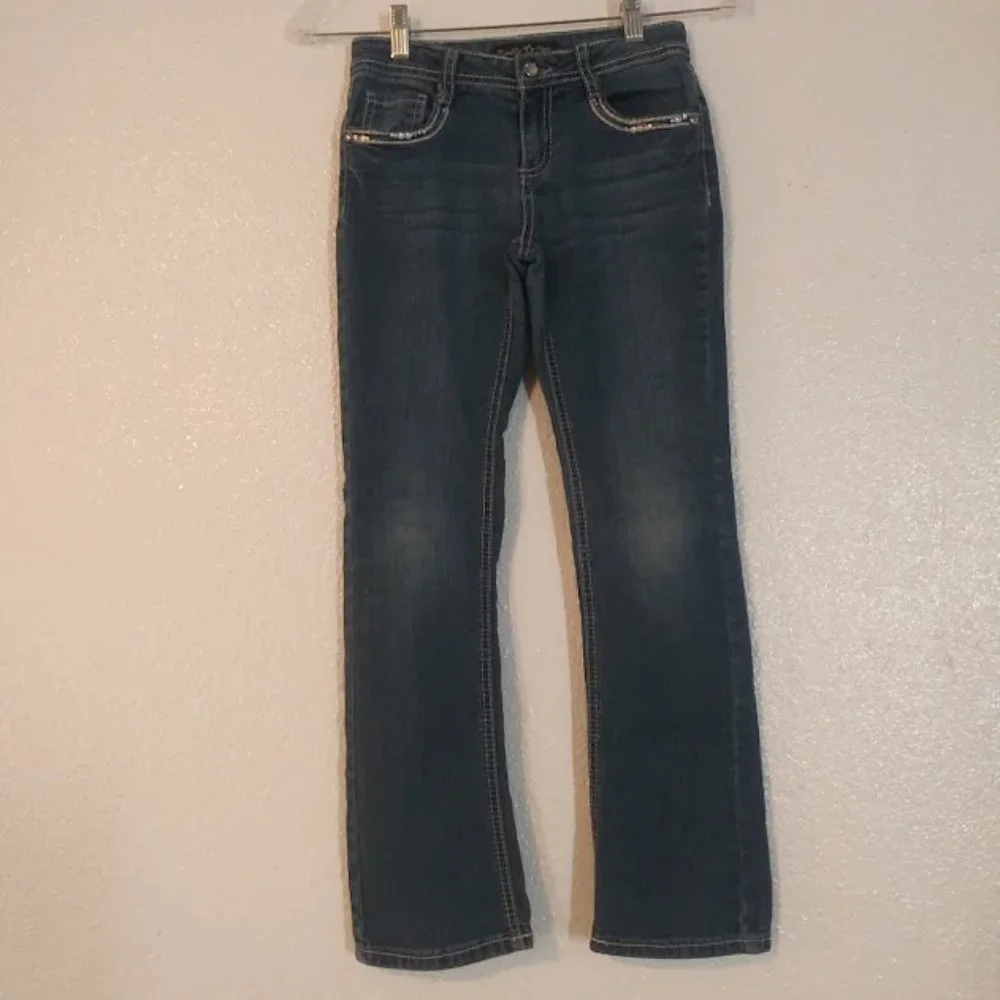 Vanilla Star girls (childrens) size 10,  medium wash jeans